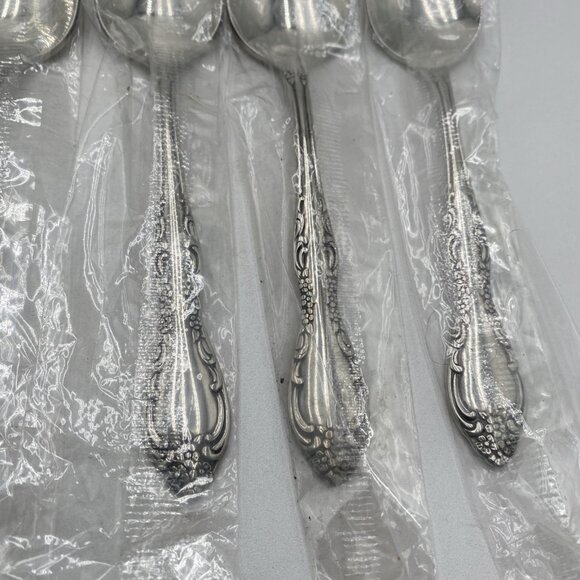 Oneida Stainless Steel Flatware Bourbon 6 Spoons 6"  New SIlverware SSS - Picture 5 of 7